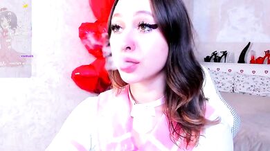 KarolineNeuer's Young BBW Pussy Squirts with Double Penetration and Big Dildo Action