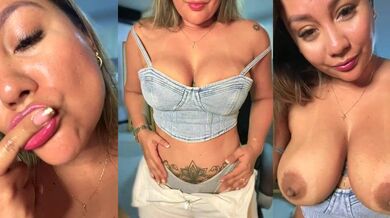 Valery Grey's steamy solo session with a nipple vibrator