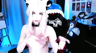 Watch this kinky teen cosplay as a hot chick and give a sloppy blowjob to a lucky dude