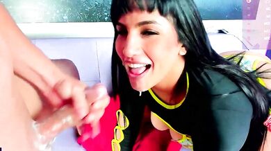 Brianna Sexy00's curvy ass gets spanked while talking dirty and smoking while getting her ass drilled from behind in hot anal action.