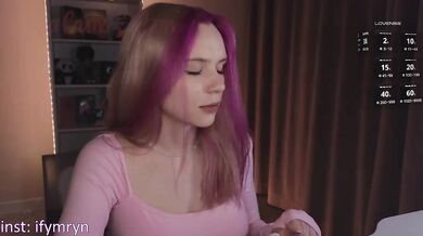 fymryn - Porn Video [Bongacams]: energetic performer, elegant bust, beautiful porn slut