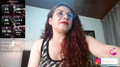 Zamy_xx - Porn Video [Cam4]: entertaining personality, elegant breasts, teases
