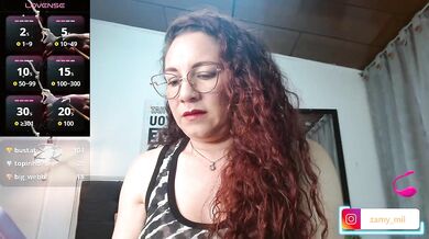 Zamy_xx - Porn Video [Cam4]: entertaining personality, elegant breasts, teases
