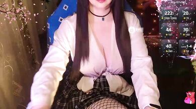 rizzik - Porn Video [Bongacams]: tantalizing longing, alluring siren, luscious cleavage