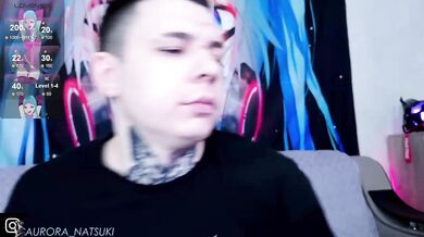 Aurora-Natsuki - Porn Video [Bongacams]: webcam model, sensual cleavage, curvaceous physique