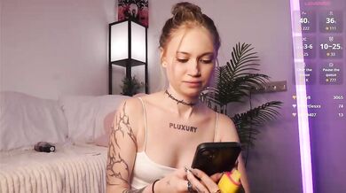 PLUXURY- - Porn Video [Bongacams]: sleek physique, shapely figure, exquisite porn slut