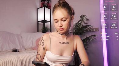 PLUXURY- - Porn Video [Bongacams]: sleek physique, shapely figure, exquisite porn slut