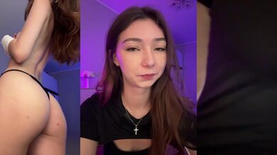 CrazyAleona - Porn Video [Bongacams]: perfect waistline, aching arousal, luscious glutes