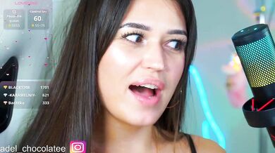 Adel-chocolatee - Porn Video [Bongacams]: naked breasts, lewd moments on stream, aching arousal