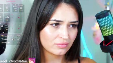 Adel-chocolatee - Porn Video [Bongacams]: naked breasts, lewd moments on stream, aching arousal
