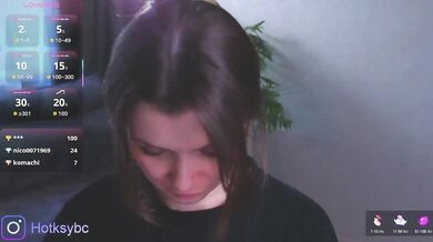 Hotksy - Porn Video [Bongacams]: irresistible appeal, enchanting melons, captivating hips