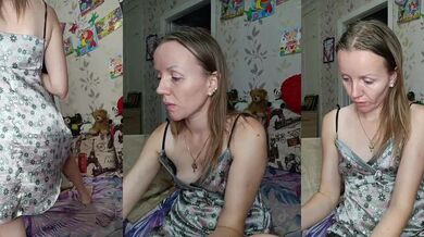 Alenushka888 - Porn Video [Bongacams]: webcam interaction, alluring backside, lovely derriere