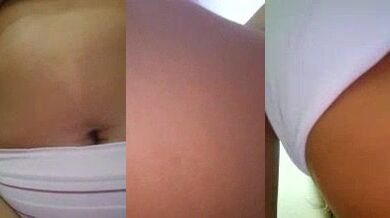 WatchDAELAA's steamy big-tits-hairy twerk with a vibrator in the open air