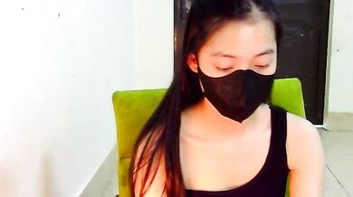 Watch petite-young Asian vietnamese get down and dirty with her toys in a cheap private room