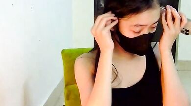 Watch petite-young Asian vietnamese get down and dirty with her toys in a cheap private room
