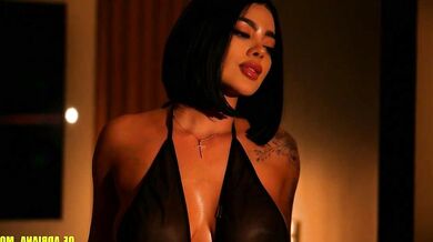 Valeria Orozco's intense surrender & vibrating performance in roleplay broadcast