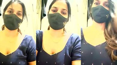 IndianLiza flaunts her curvy ass & strapon in upskirt video for small-audience flashing