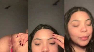 Watch this curvy young Latina dirty-talk and tease in a steamy solo session