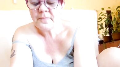 Blossom-Charm strips and teases in hot anal action with hot milfs