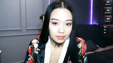 Watch badbabygoth's oily Asian mistresses finger, suck, and blow in a wild, squirting, and oil-show frenzy!