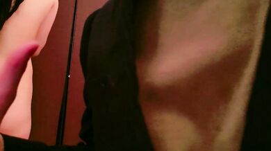 Naughty Japanese brunette Kakushi_dori squirts while fingering her foot fetish lover in the shower