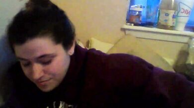 Curvy brunette VoidsCult takes on a big dick in hot doggy-style action