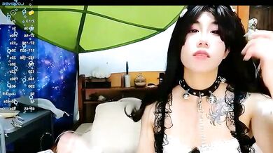 Watch Lovense Deluxe's private Asian cam2cam footage of her indulging in a hegao cosplay frenzy