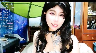 Watch Lovense Deluxe's private Asian cam2cam footage of her indulging in a hegao cosplay frenzy
