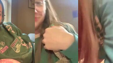 Sage__marie's topless-white orgasm is the perfect size for American blondes to enjoy!