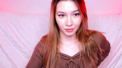 LuxuryGirl__ - Sexy Asian teen with big tits gets a deepthroat, dildo and facial from a lucky guy