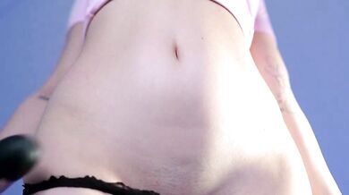 Watch April Blush, the webcam babe, dominate in a steamy session with her seductive mounds and electric climax