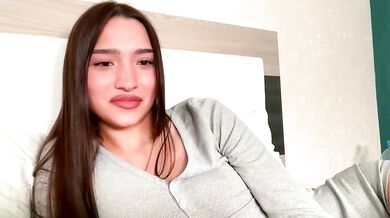 Watch MilenaMilven's petite frame tease in white lingerie before getting down and dirty in a hot, dirty striptease!