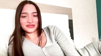 Watch MilenaMilven's petite frame tease in white lingerie before getting down and dirty in a hot, dirty striptease!