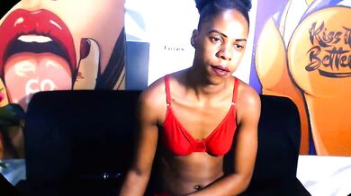 Ebony Stormxxx humiliates with deepthroat, ass-to-mouth & spanking on camera