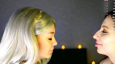 Anna13121312, the cam girl, engages in steamy cam show with her hot babe