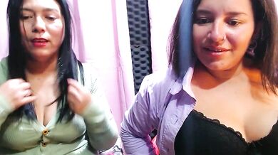 Sweetblondes goes wild with double penetration and dildo play - Anal-cum-pierced big-ass brunettes