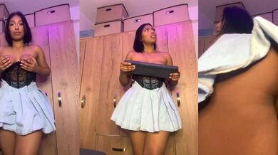 Isabella_fasilier's petite frame flashes in the throes of a massive dildo-or-vibrator-anal