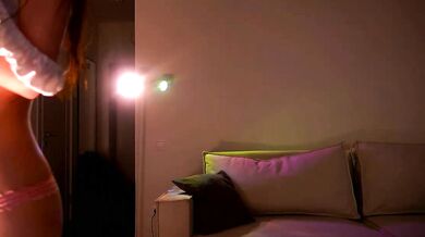 Engaging streamer, Energetic cam girl, and natural babe shine with their buttocks