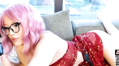 Emmasn0w's mesmerizing broadcast - a stunning shape & ravishing figure!