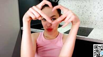 Heaven_girlfriend's sensual anticipation of a deep dicking in her Luscious Cleavage