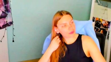 Sweet Sabriina's mesmerizing body gets the attention of seductive host and her massive mounds