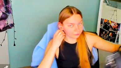 Sweet Sabriina's mesmerizing body gets the attention of seductive host and her massive mounds