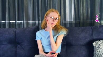Petite blonde teen MerciaCovil gets dirty with her toys in a steamy foot-fetish session