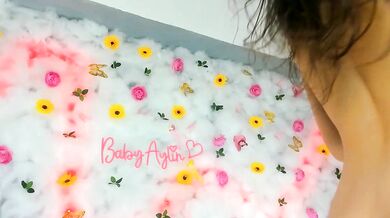 Babyaylin gets her tight pussy pounded hard with electricity