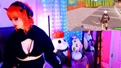 Watch Angel-Lewd-Cake cosplay as a young, wealthy goth girl & get her ass drilled hard with her favorite toy