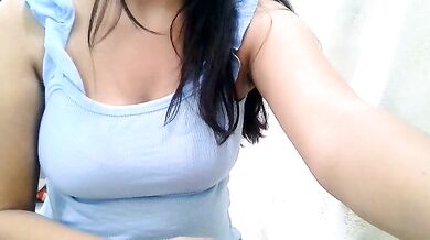 Young Indian slut Pie066_ talks dirty while riding cowgirl with big ass in public