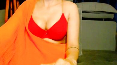 BABY-DOLL- - Dirty Indian girl gets double-stuffed with toys and deepthroats like a pro