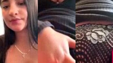 AhriCutte's black-haired glamour show - POV deepthroat, titty-fuck, and cum-filled ass