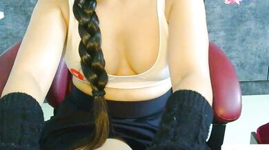 Aliyadsouza's dirty talk, twerking, and big tits get creampied in a wild interactive toy play