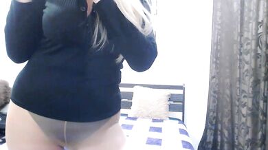 SensualEmilia's tight pussy gets a hard spanking & dildo play in HD